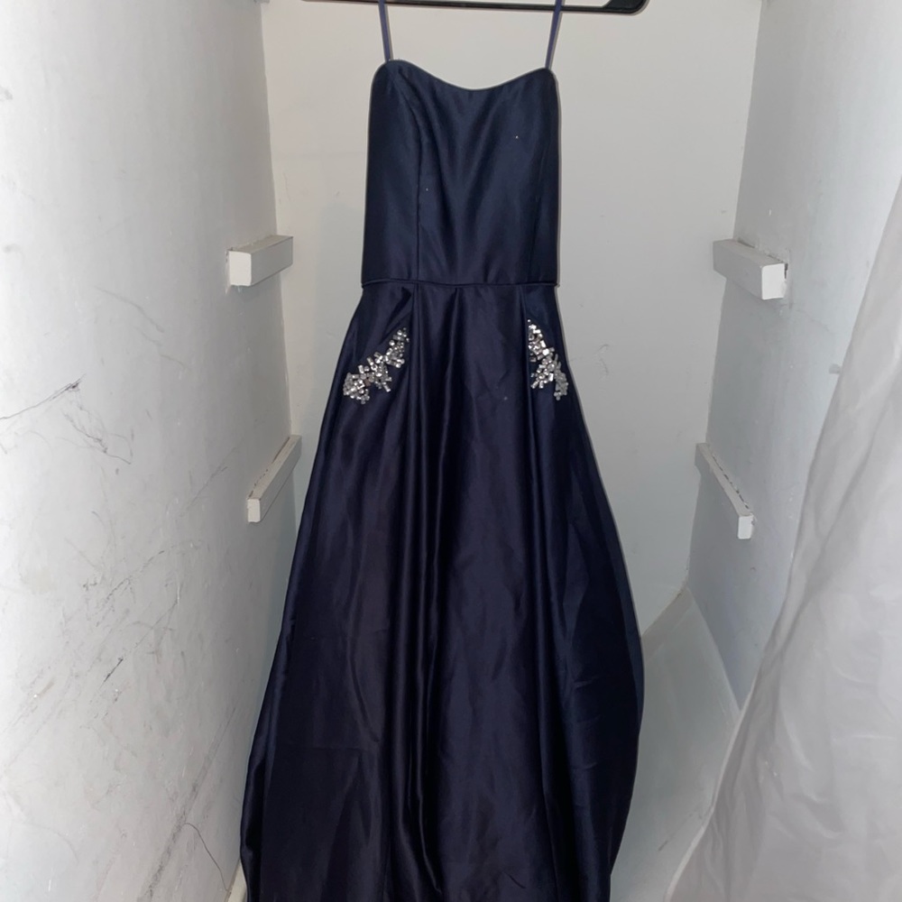 Navy Blue Prom Dress
